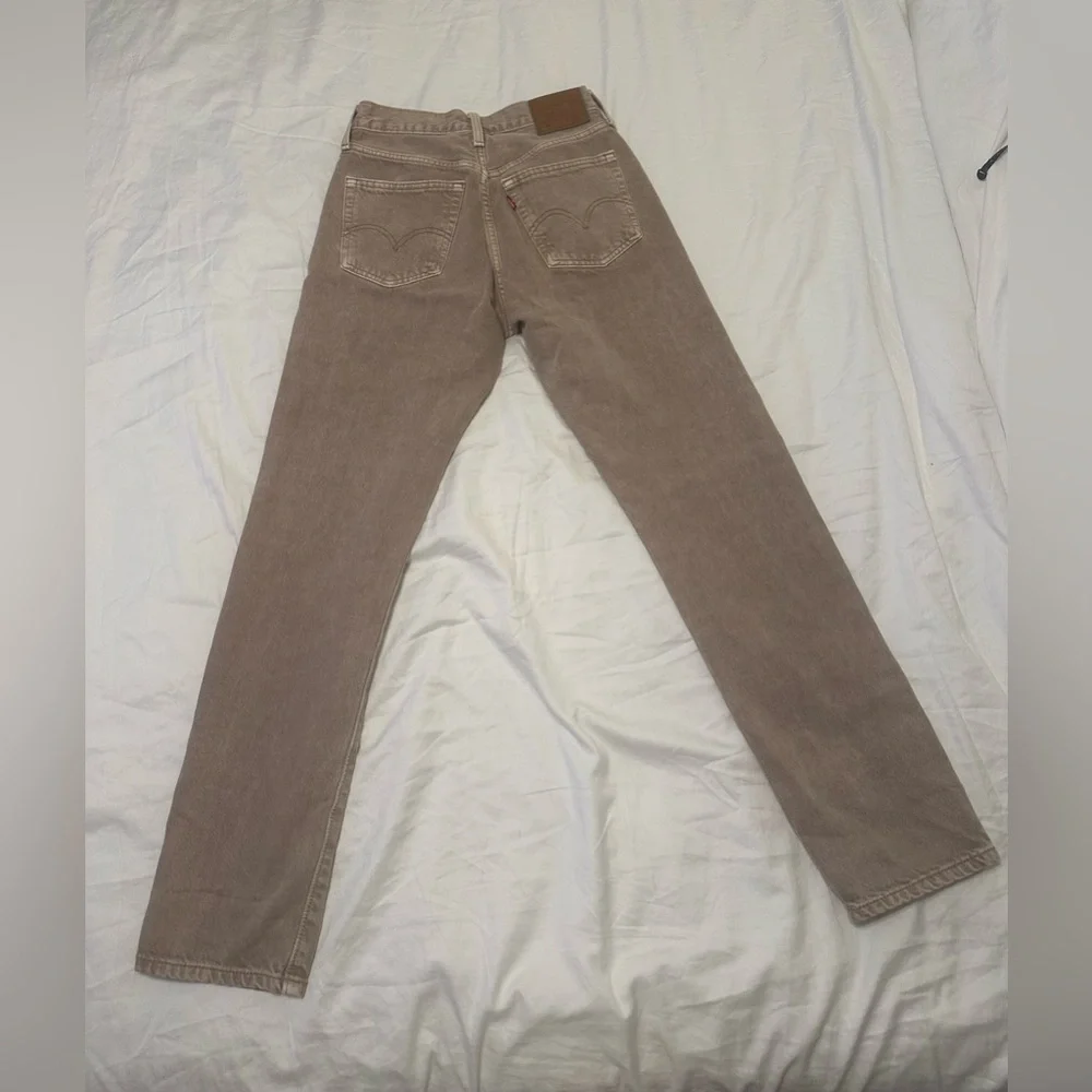Women’s Levi 501 Brown/Tan Jeans Size 25 🤎 - Picture 2 of 13
